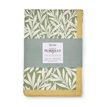Morris & Co. Willow Set of 2 Napkins Morris & Co. Willow Set of 2 Napkins